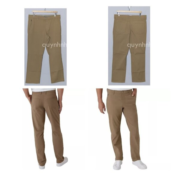 NWT Weatherproof Flex Flatfront  men pants in Tan - Picture 1 of 7